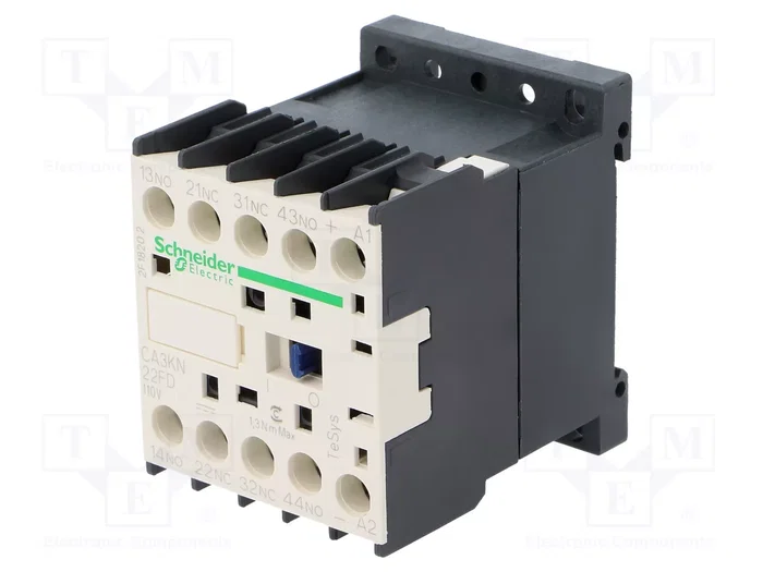 Schneider Electric CA3KN22FD TeSys D Contactor 4-polar 110VDC 10A Schneider Electric CA3KN22FD TeSys D Contactor 4-polar 110VDC 10A