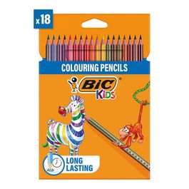 Lapices De Colores Bic Evolution Stripes Estuche De 18