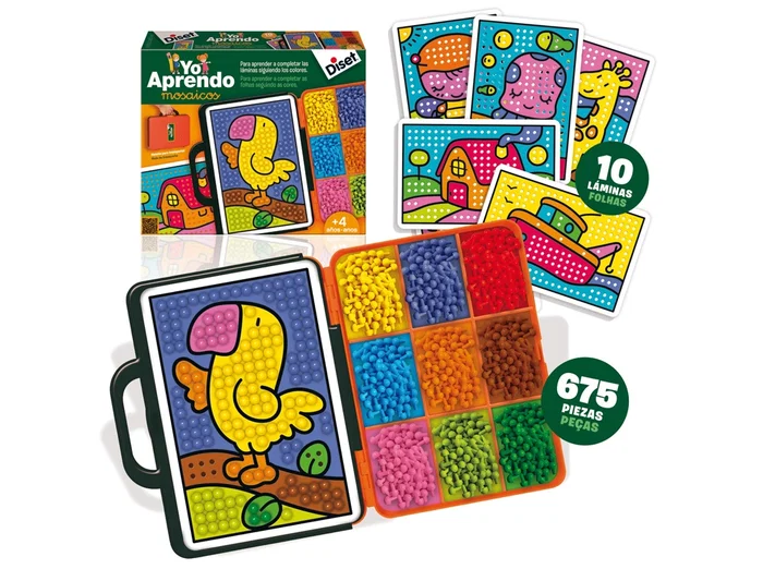 Juego Educativo Diset ‎Yo Aprendo Mosaicos (Reacondicionado D)