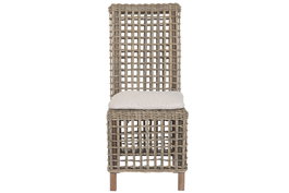 DKD Home Decor Silla Balines Marron Beige 61 x 106 x 45 cm (2 Unidades)
