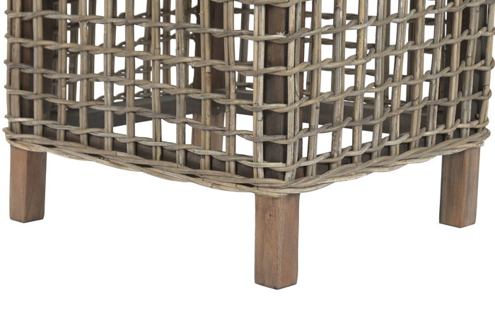 DKD Home Decor Silla Balines Marron Beige 61 x 106 x 45 cm (2 Unidades)