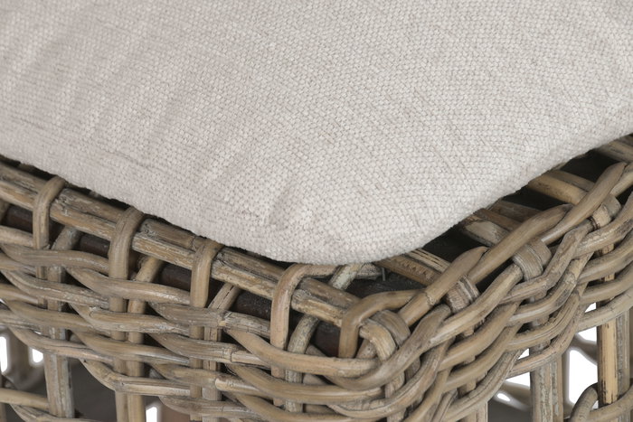 DKD Home Decor Silla Balines Marron Beige 61 x 106 x 45 cm (2 Unidades)