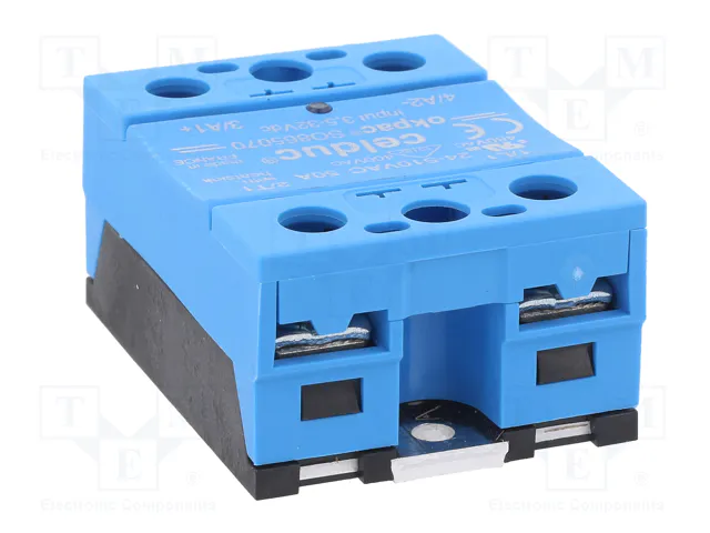 CELDUC Relé de semiconductor monofásico SO8 50A 24-510VAC
