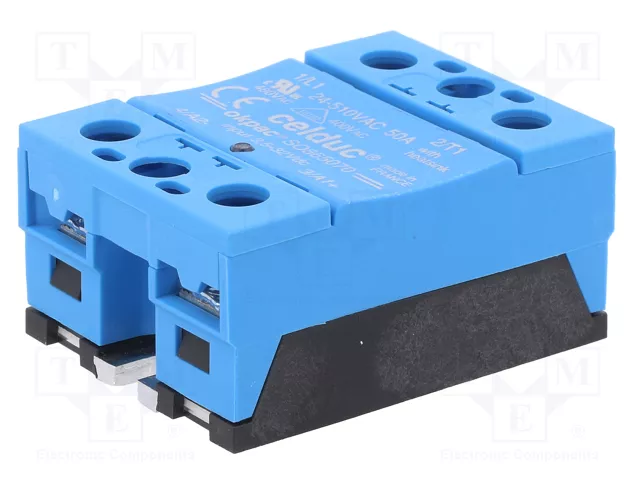 CELDUC Relé de semiconductor monofásico SO8 50A 24-510VAC
