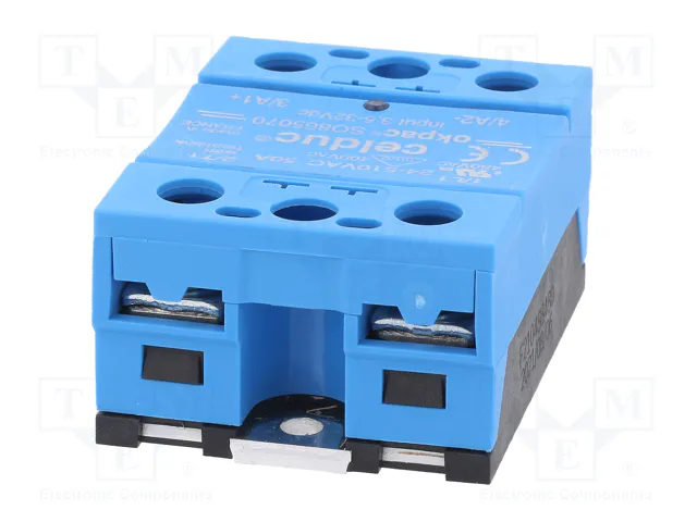 CELDUC Relé de semiconductor monofásico SO8 50A 24-510VAC