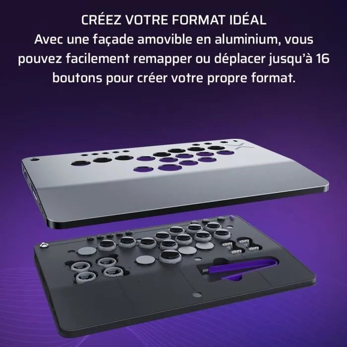 Turtle Beach Victrix Pro KO Joystick de Combate sin Palanca Gris para Xbox