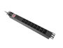 LANBERG PDU-08I-0200-C20-BK 8 Salidas AC IEC C13 1U Negro