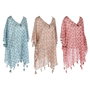 DKD Home Decor Kaftan de Algodón 90x180 Talla U Surtido de 3