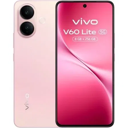 Vivo V60 Lite 5G Smartphone 8GB/256GB 6.77" Rosa con Cargador 90W y Buds