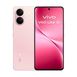 Vivo V60 Lite 5G Smartphone 8GB/256GB 6.77" Rosa con Cargador 90W y Buds
