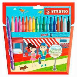 Stabilo Rotuladores Power C-Surtidos Estuche 18 Ud