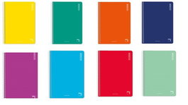 Bloc Pacsa Basic Tapa Normal 4º 80H Cuadric.4X4 Apdo. 60G Surtido (8 Col.) (Set de 10)