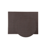 OYV TABLEMAT Mantelito Individual Trenzado Marron/Negro 48 x 36 cm - Complemento de Mesa Practico y Elegante