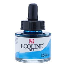 Ecoline Ecoline Acuarela Líquida Azul Celeste (Cian) 578