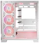 Modecom Volcano Space Apex ARGB Torre Media Blanca - para PC Gaming ATX/Micro ATX/ITX