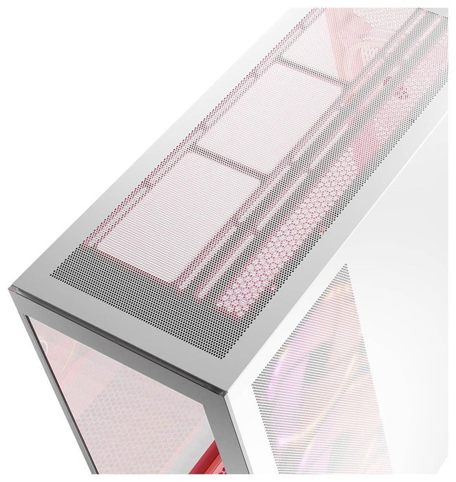 Modecom Volcano Space Apex ARGB Torre Media Blanca - para PC Gaming ATX/Micro ATX/ITX