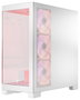 Modecom Volcano Space Apex ARGB Torre Media Blanca - para PC Gaming ATX/Micro ATX/ITX