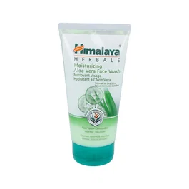HIMALAYA Limpiador Facial Hidratante Aloe Vera 150Ml Para Pieles Normales y Secas
