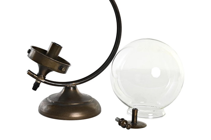 DKD Home Decor Lámpara Sobremesa Vintage Dorado Metal y Cristal 25 x 36 x 20 cm DKD Home Decor Lámpara Sobremesa Vintage Dorado Metal y Cristal 25 x 36 x 20 cm