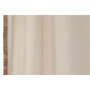 DKD Home Decor Cortina de Algodón y Yute con Anillas, Natural