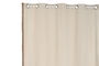DKD Home Decor Cortina Natural 260 x 260 x 140 cm Algodón Yute Poliéster con Anillas