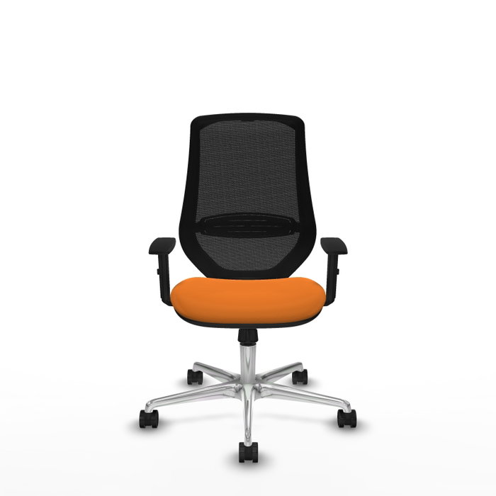PIQUERAS Y CRESPO Silla de oficina Mardos Naranja y Negro PIQUERAS Y CRESPO Silla de oficina Mardos Naranja y Negro