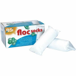 Bsi Floc Socks Calcetín de floculación para piscina, 8 x 125 g