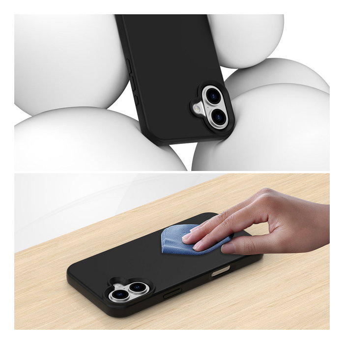 4smarts Funda de Silicona Negra para Apple iPhone 16 (6.1") Compatible con MagSafe, Referencia 541186 4smarts Funda de Silicona Negra para Apple iPhone 16 (6.1") Compatible con MagSafe, Referencia 541186