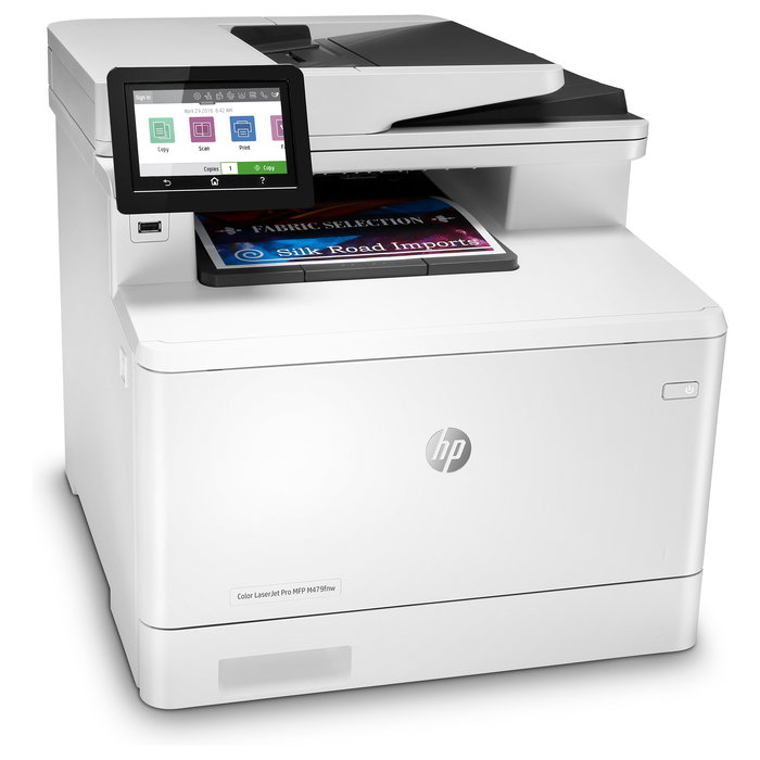 HP Color LaserJet Pro MFP M479fnw - Impresora Multifunción 4 en 1 Color, A4, WiFi, LAN, Alimentador Automático de Documentos (ADF), Fax, Duplex Automático, Pantalla Táctil