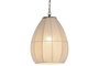DKD Home Decor Lámpara de Techo Algodón y Hierro Natural 37x37x50 cm
