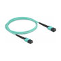 DeLOCK Cable de fibra óptica MPO hembra a MPO hembra 12 fibras OM4 2 m