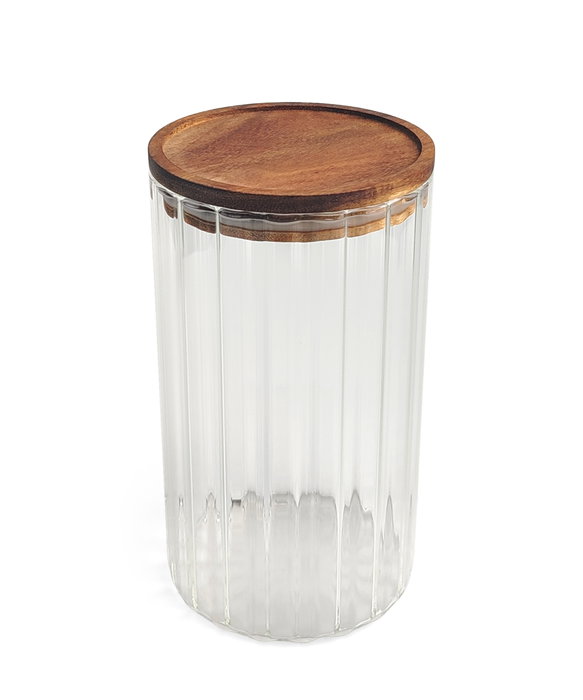 Inde Tarro Boro.Ottico T/Acacia Red 1700 ml - La Mediterran - 11.2 x 11.2 x 20 cm (12 Unidades)