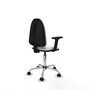 PIQUERAS Y CRESPO Silla de oficina Aýna Blanca con Brazos 2D
