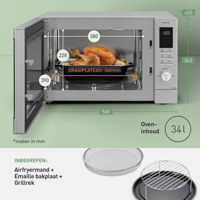 Microondas con Grill Panasonic NNCD88QSEPG 1300 W
