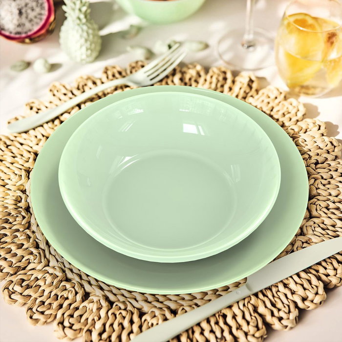 Luminarc Plato Hondo Opal Apy Paradise Verde 20 cm Luminarc Plato Hondo Opal Apy Paradise Verde 20 cm