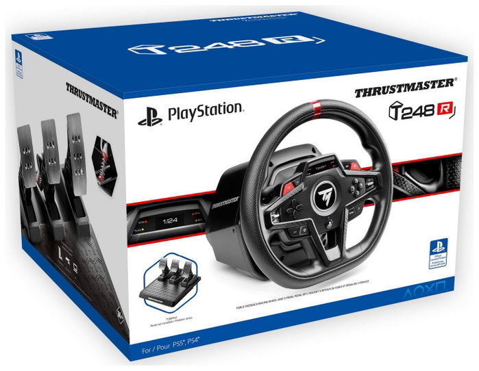 Thrustmaster T248R Volante y Pedales Negro Thrustmaster T248R Volante y Pedales Negro