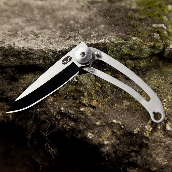 True Navaja Llavero Minimalista Acero Inoxidable 420 Ligera con Pasador de Bloqueo True Navaja Llavero Minimalista Acero Inoxidable 420 Ligera con Pasador de Bloqueo