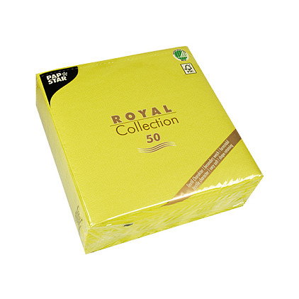 PAPSTAR Servilletas de papel de 3 capas, 40 x 40 cm, color Cal