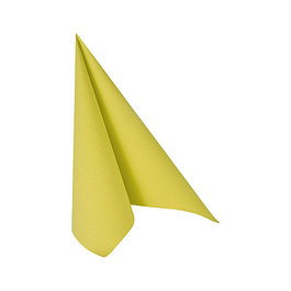 PAPSTAR Servilletas de 3 capas, 40,0 x 40,0 cm, limonengrün