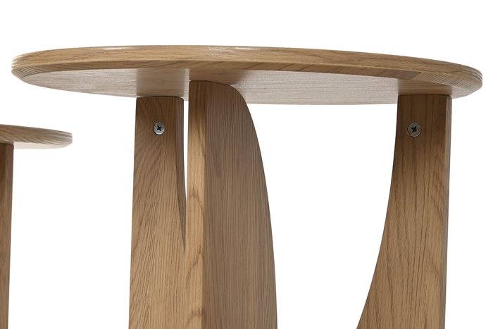 DKD Home Decor Mesa Centro Urban 75 x 45 x 75 cm Set de 2 Natural MDF