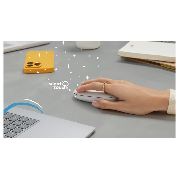 Logitech Pebble Mouse 2 M350s Blanco Logitech Pebble Mouse 2 M350s Blanco