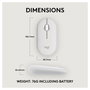 Logitech Pebble Mouse 2 M350s Blanco