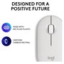 Logitech Pebble Mouse 2 M350s Blanco