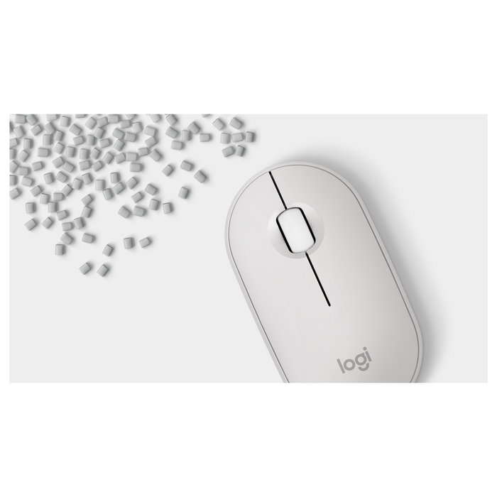 Logitech Pebble Mouse 2 M350s Blanco Logitech Pebble Mouse 2 M350s Blanco