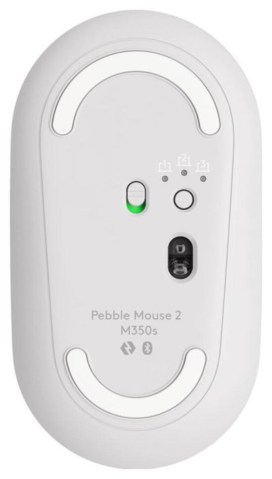 Logitech Pebble Mouse 2 M350s Blanco Logitech Pebble Mouse 2 M350s Blanco