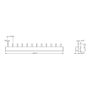 Siemens Barra colectora de clavijas 10mm² 5ST3615 4x3Ph<|image>