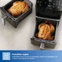 Philips Serie 4000 Freidora de Aire NA461/00 Airfryer Vertical Duo, 10 L Doble Depósito, 2750 W, Negro