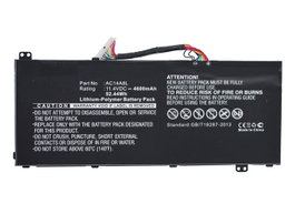 CoreParts Batería para Acer de 52.44Wh, 11.4V, 4600mAh, Negro