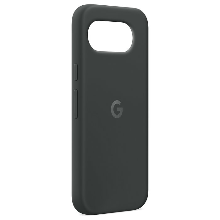 Google Funda para Pixel 10a, Negro Obsidian, Compatible 6.3", GA10871-WW, Silicona y PC, Con Materiales Reciclados