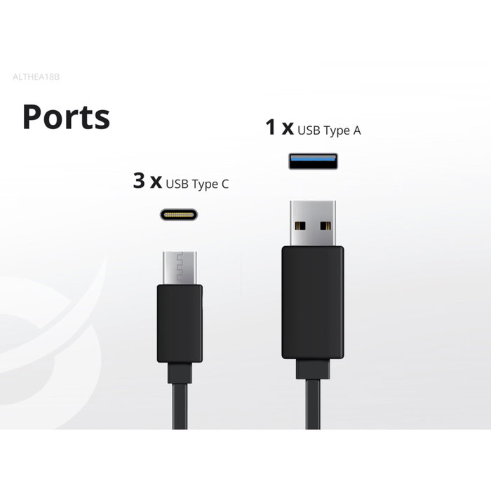 Conceptronic ALTHEA18B Cargador GaN 100W 4 Puertos (3x USB-C, 1x USB-A) Negro Conceptronic ALTHEA18B Cargador GaN 100W 4 Puertos (3x USB-C, 1x USB-A) Negro